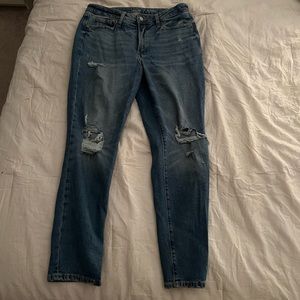 Old Navy "O.G Straight" distressed jeans size 12